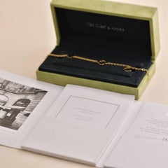 Van Cleef & Arpels Pulsera Alhambra Bizantina de Oro Amarillo