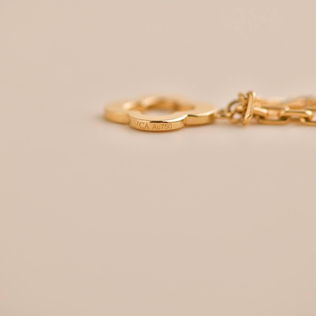 Van Cleef & Arpels: Byzantinisches Alhambra-Armband aus Gelbgold 1