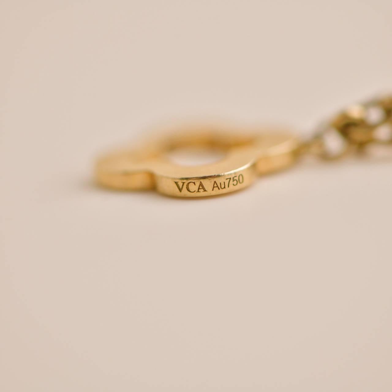 Van Cleef & Arpels Byzantine Alhambra Yellow Gold Bracelet 1