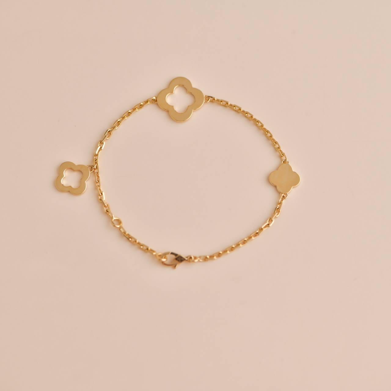 Van Cleef & Arpels: Byzantinisches Alhambra-Armband aus Gelbgold 4