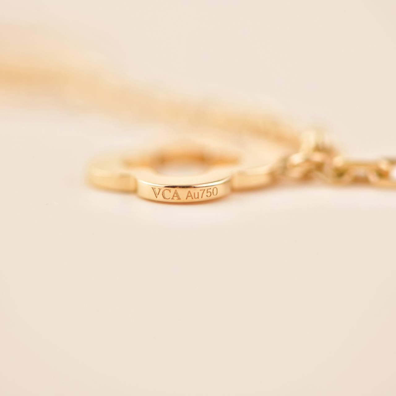 Van Cleef & Arpels Byzantine Alhambra Yellow Gold Bracelet 2