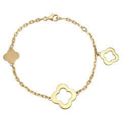 Van Cleef & Arpels 'Byzantine Alhambra' Yellow Gold Bracelet