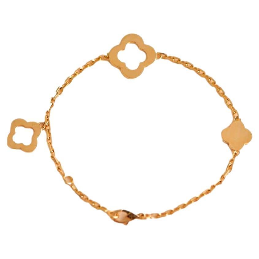 Van Cleef & Arpels Byzantine Alhambra Yellow Gold Bracelet