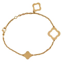 Van Cleef & Arpels Byzantine Alhambra Yellow Gold Bracelet
