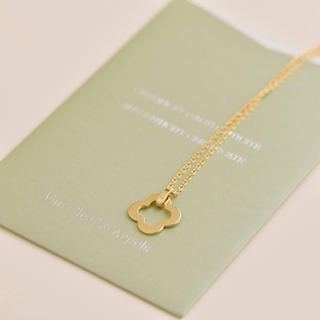 van cleef necklace 22k gold