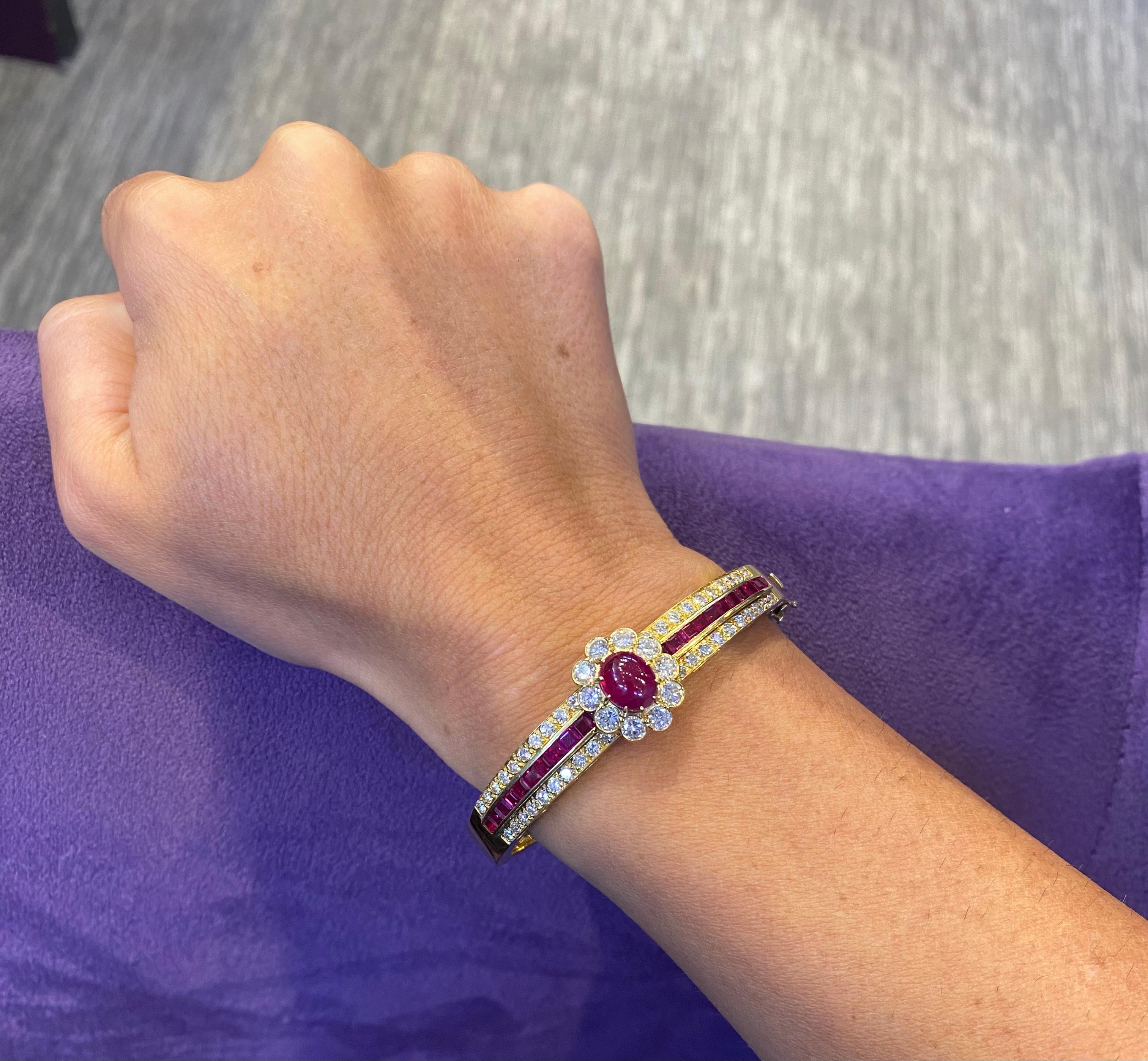 van cleef ruby bracelet