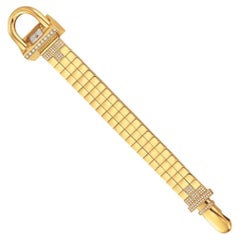 Van Cleef & Arpels Montre-bracelet Cadenas en or 18 carats avec diamants
