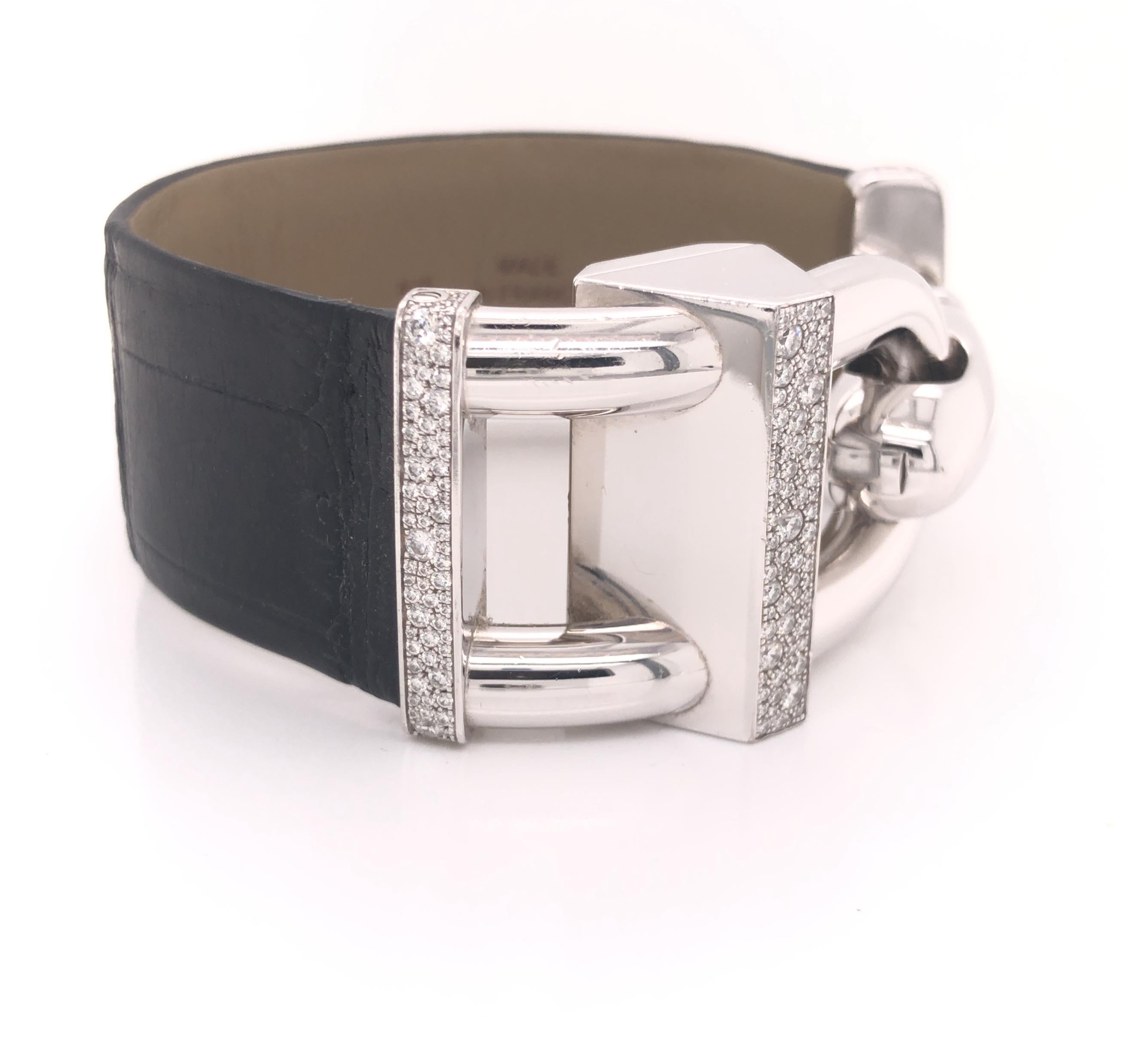 Van Cleef & Arpels Cadenas Uhr Diamant & Perlmutt 18k (Moderne)