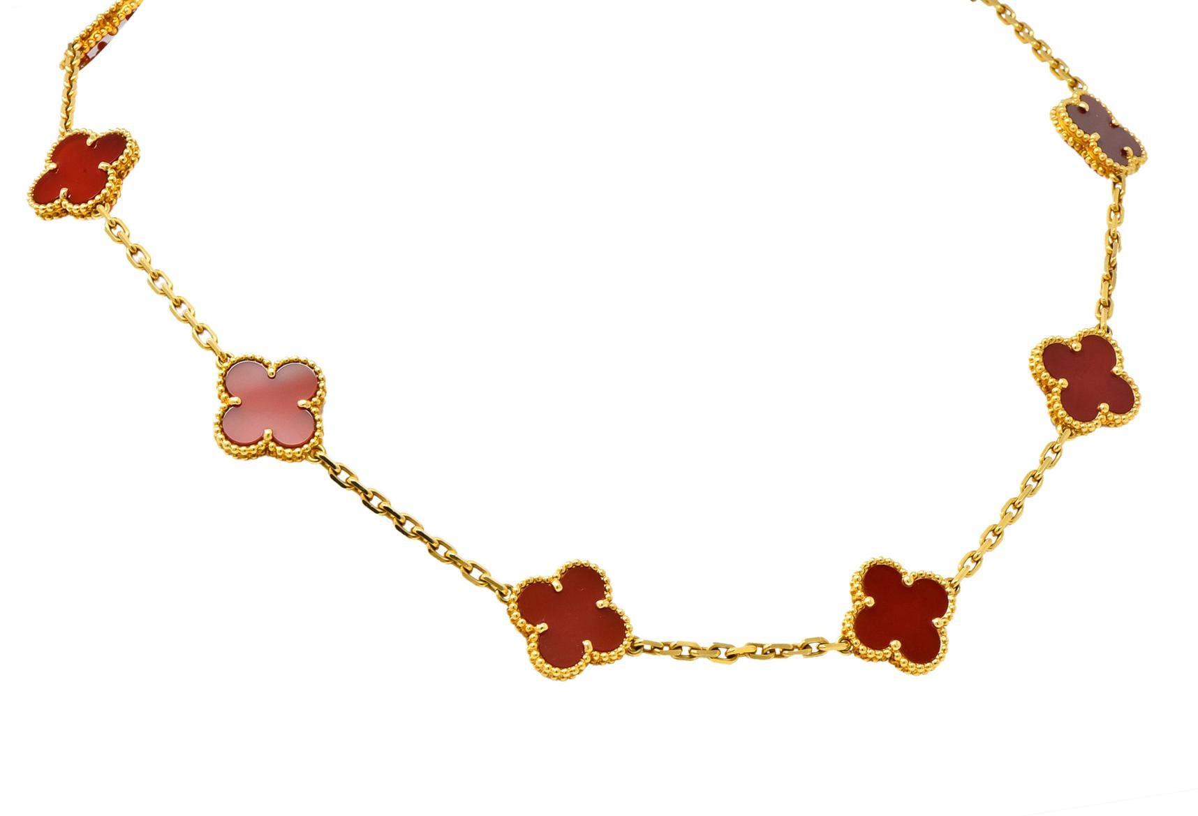 vca necklace red
