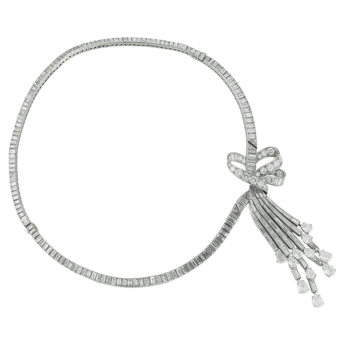 Van Cleef & Arpels Cascade Diamond Necklace For Sale