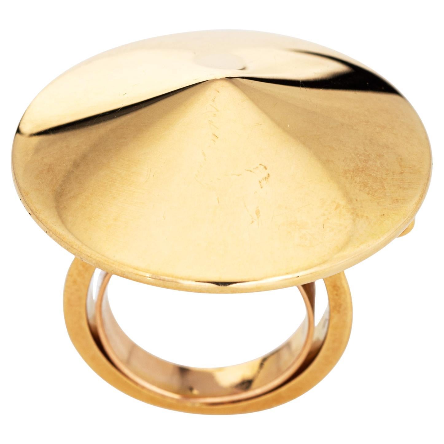 Van Cleef & Arpels Chapeau Chinois Ring 18k Gold Paris Opens Estate VCA For Sale