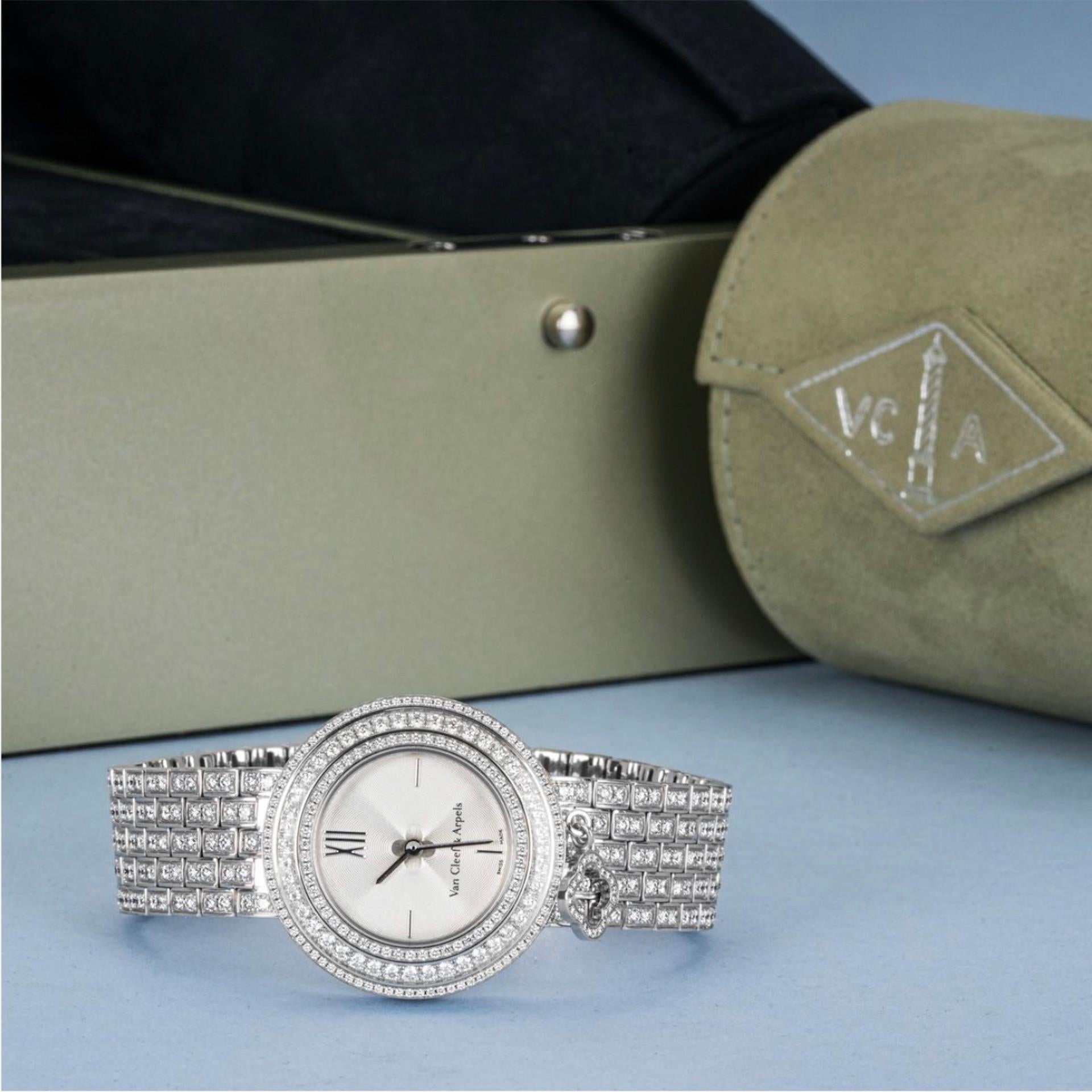 Van Cleef & Arpels Charm Watch Diamond Set Fully loaded Watch 1