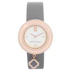Orologio Van Cleef & Arpels Charms in oro rosa 18 carati con diamanti VCARM95000