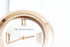 Van Cleef & Arpels Charms Pink Gold Diamond Watch