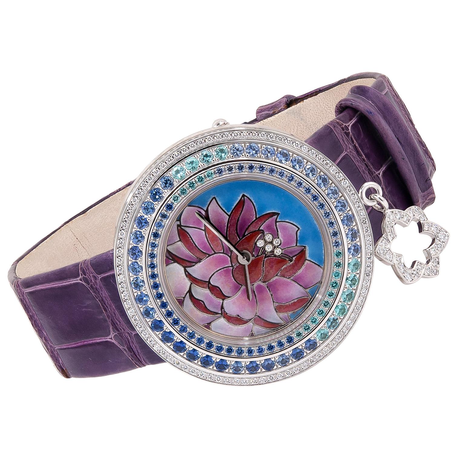 Van Cleef & Arpels Charms Extraordinaire Lotus Watch