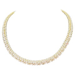 Vintage Van Cleef & Arpels Cheval 3 Row Diamond Necklace 