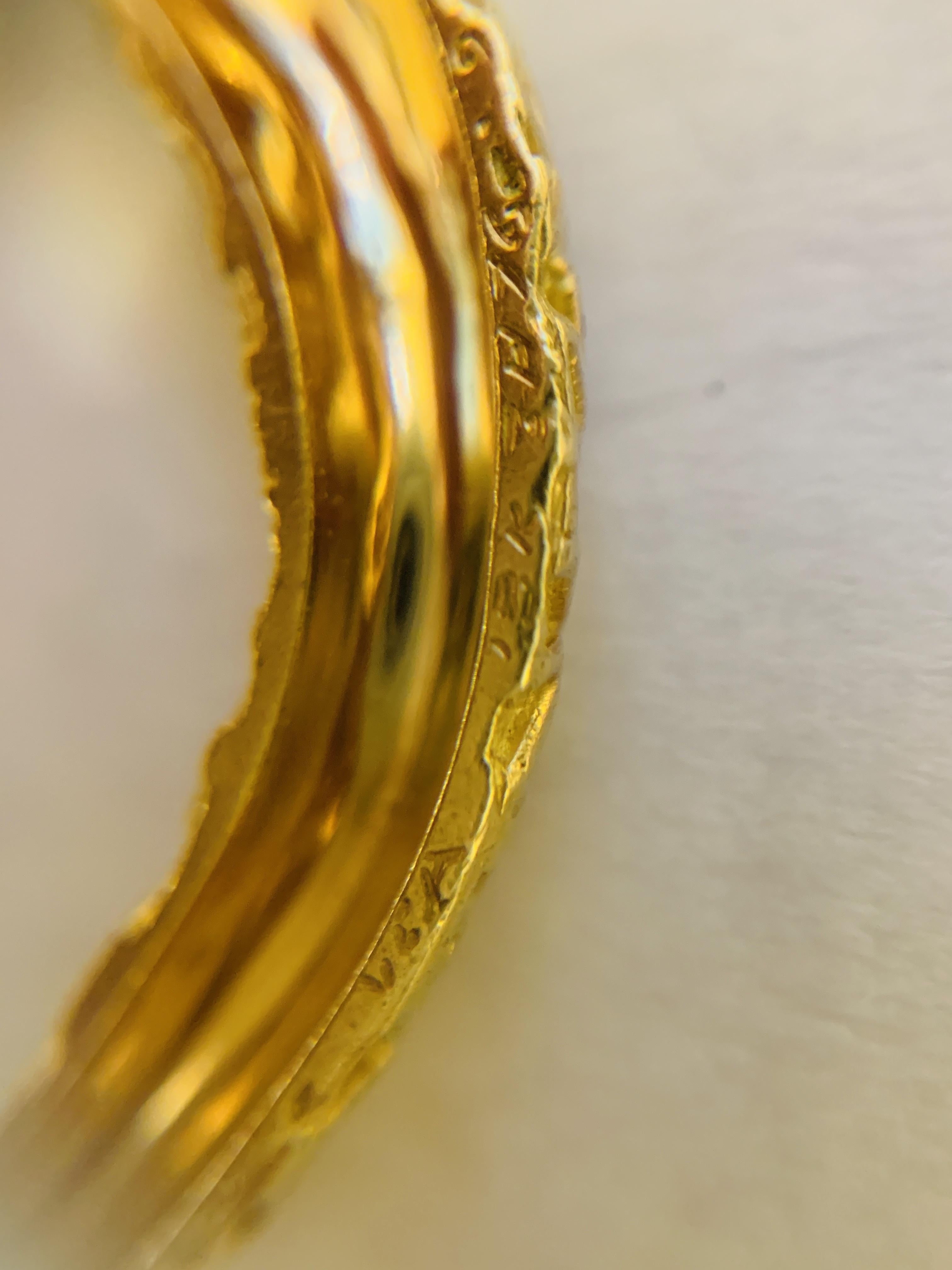 Van Cleef & Arpels Chevalerie Gold Earrings 1