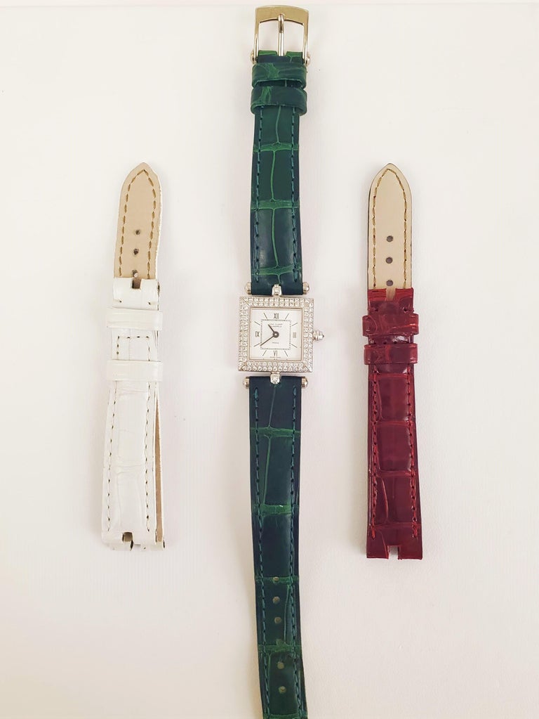 Van Cleef and Arpels Classique Gold and Diamond Ladies Watch at 1stDibs