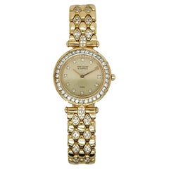 VAN CLEEF & ARPELS “Classique” Gold Diamond Watch