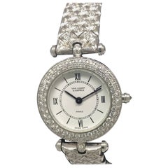 Van Cleef & Arpels Classique White Gold and Diamond Bracelet Watch 322632 B2