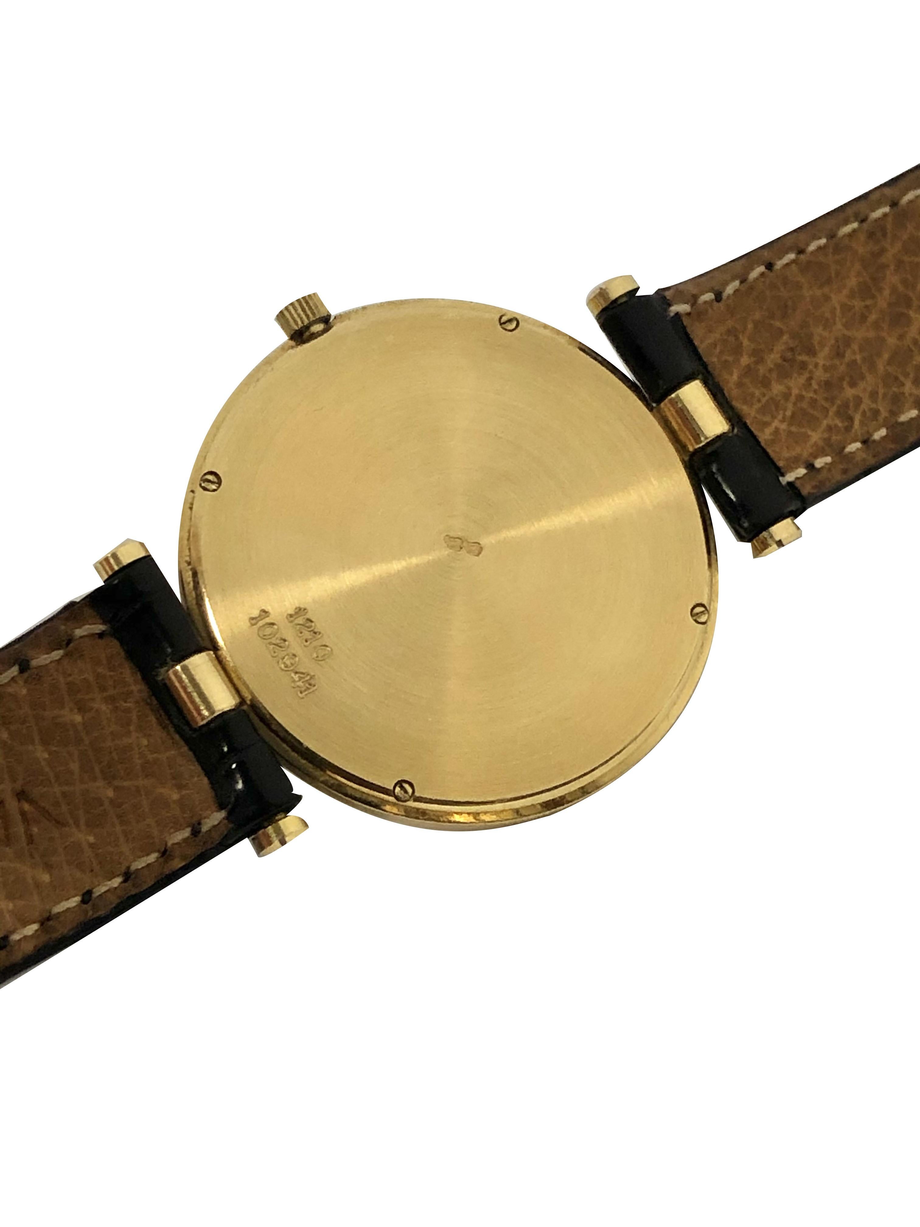 van cleef watch gold