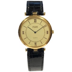 Van Cleef & Arpels Classique Yellow Gold Quartz Wristwatch