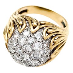 Van Cleef 
Arpels Cocktail Ring Set with Diamonds