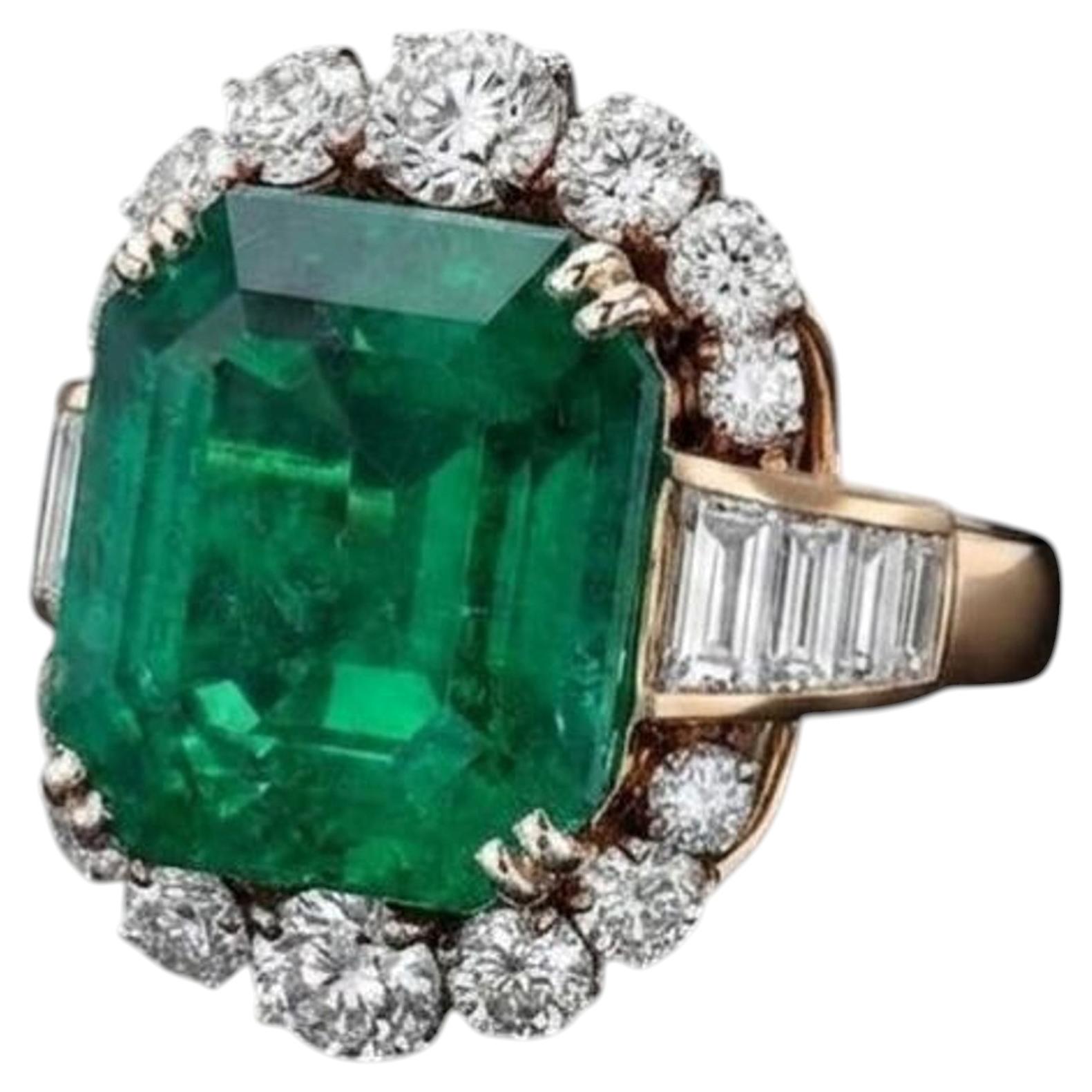 Van Cleef & Arpels Colombian 20 Carat Emerald Ring
