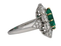 Van Cleef & Arpels Colombian Emerald and Diamond Ring, American, circa 1980