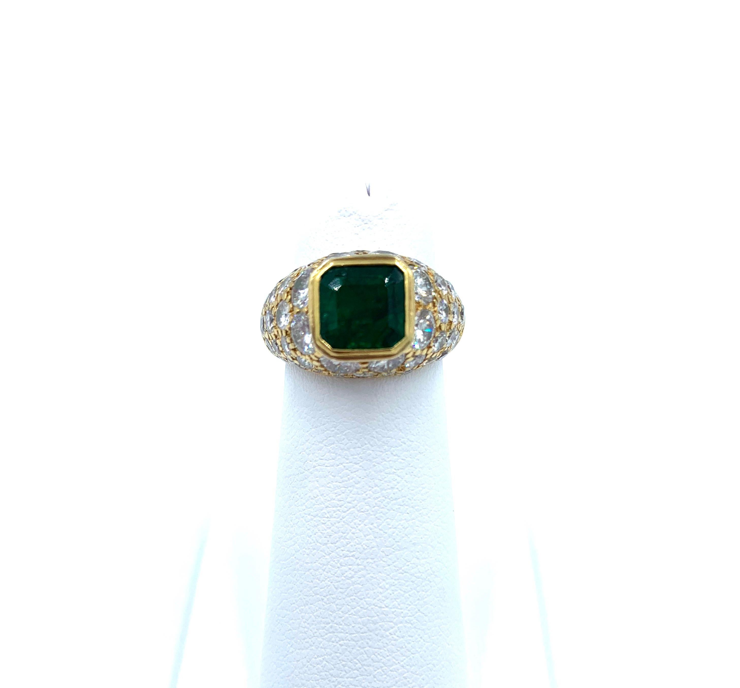 emerald ring van cleef