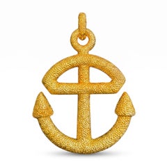 Van Cleef & Arpels Convertible Anchor Sautoir Necklace, 18K Gold, 1970s