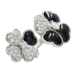 Van Cleef & Arpels Cosmos Between the Finger ring Diamond and Onyx