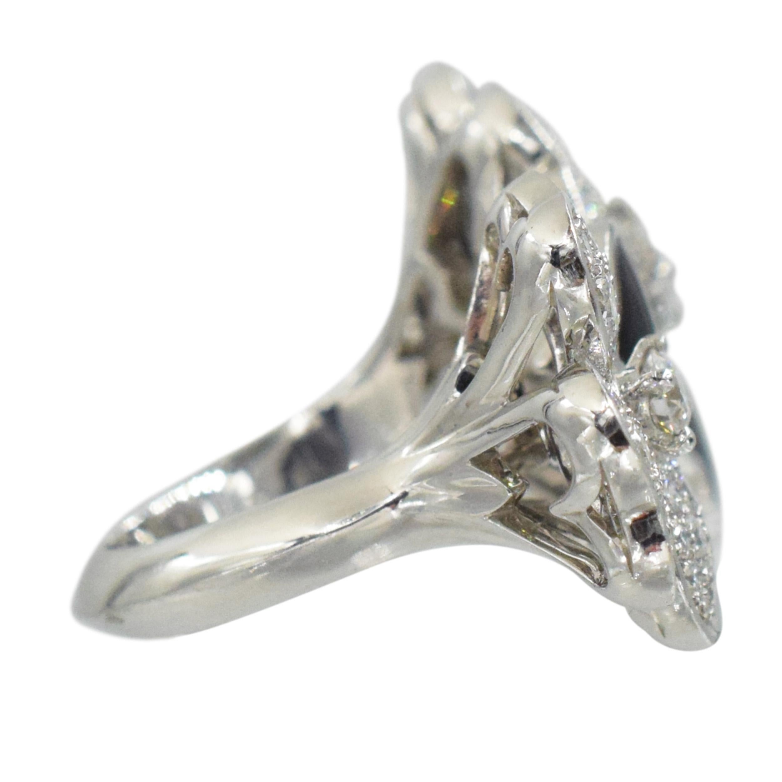 van cleef black ring