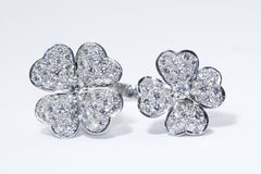 Van Cleef & Arpels Cosmos between the Finger Ring, White Gold, Diamond