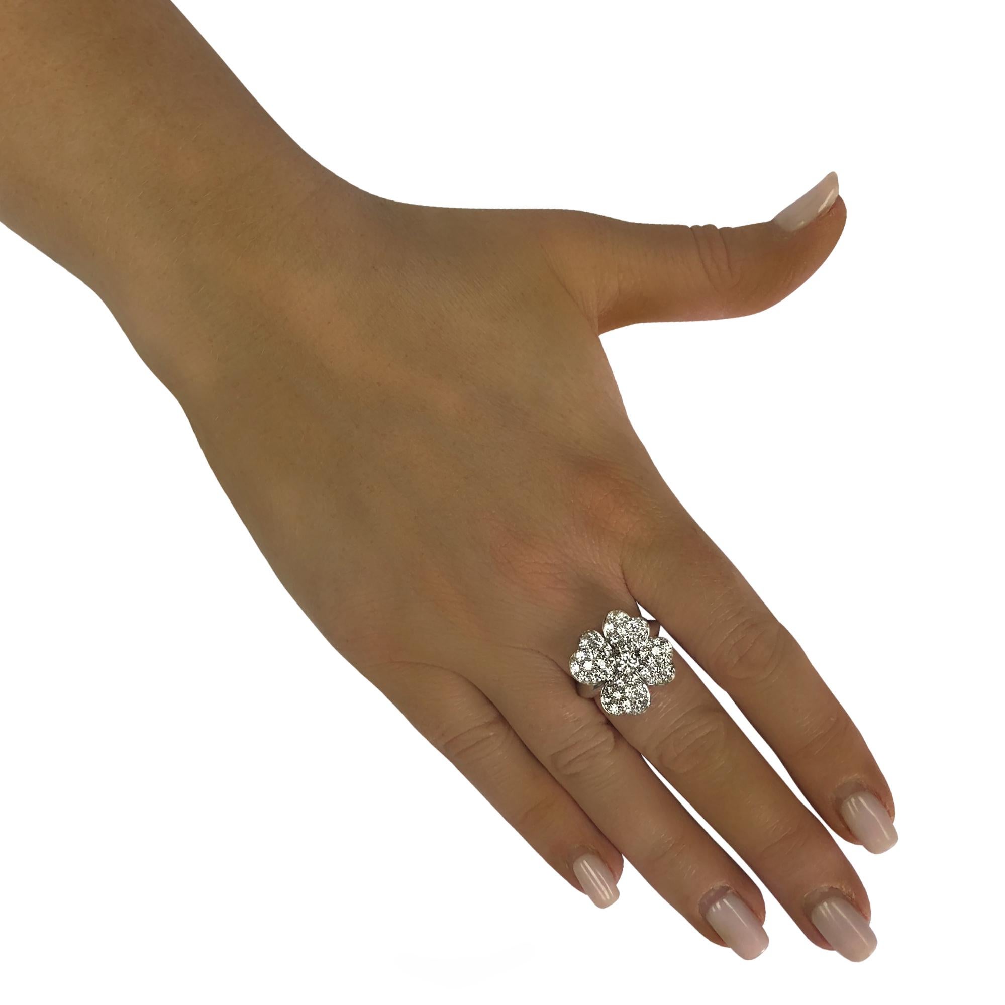 Contemporary Van Cleef & Arpels Cosmos Diamond Ring