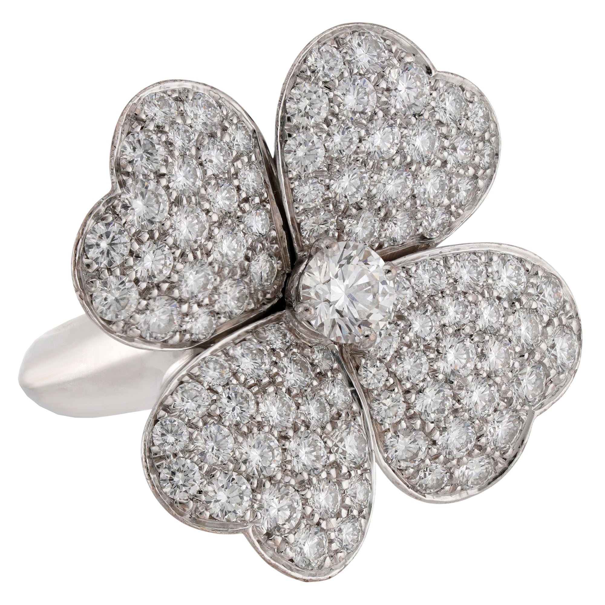 VAN CLEEF & ARPELS Kosmos Diamant Weißgold Großer Ring