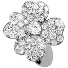 Van Cleef & Arpels Cosmos Diamond White Gold Ring