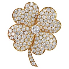 Van Cleef & Arpels Cosmos Large Diamond Brooch & Pendant – Signed Fine Jewelry