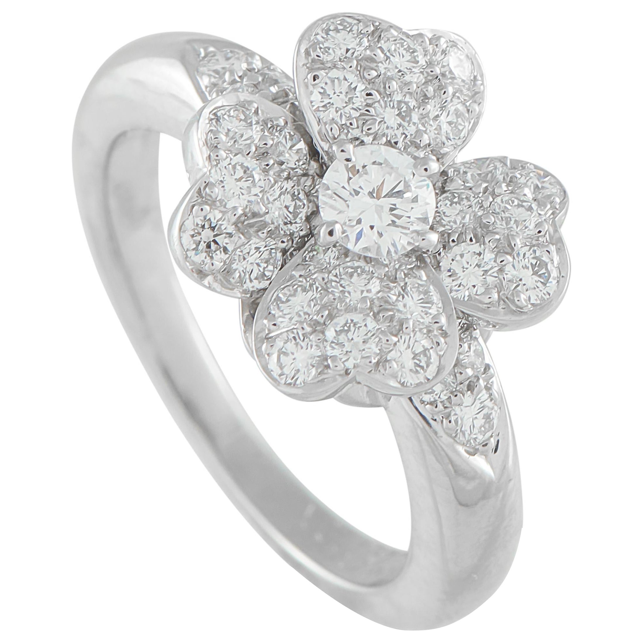 Van Cleef
Arpels Cosmos Platinum Diamond Ring #4907