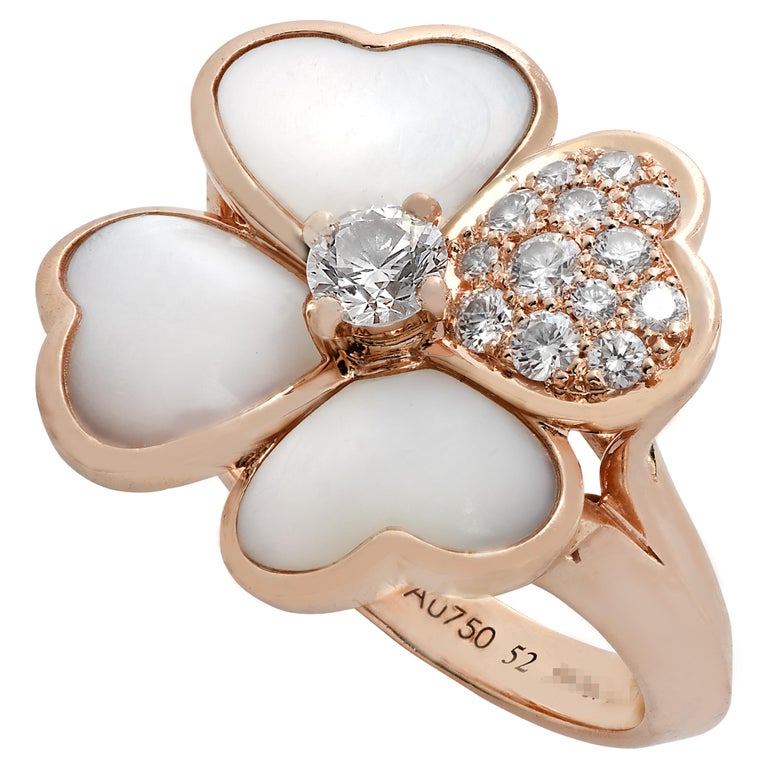 Van Cleef and Arpels Cosmos Ring For Sale at 1stDibs van cleef cosmos
