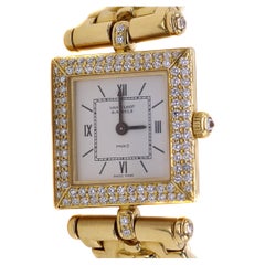 Vintage Van Cleef & Arpels Diamond 18 Karat Gold Ladies Wristwatch
