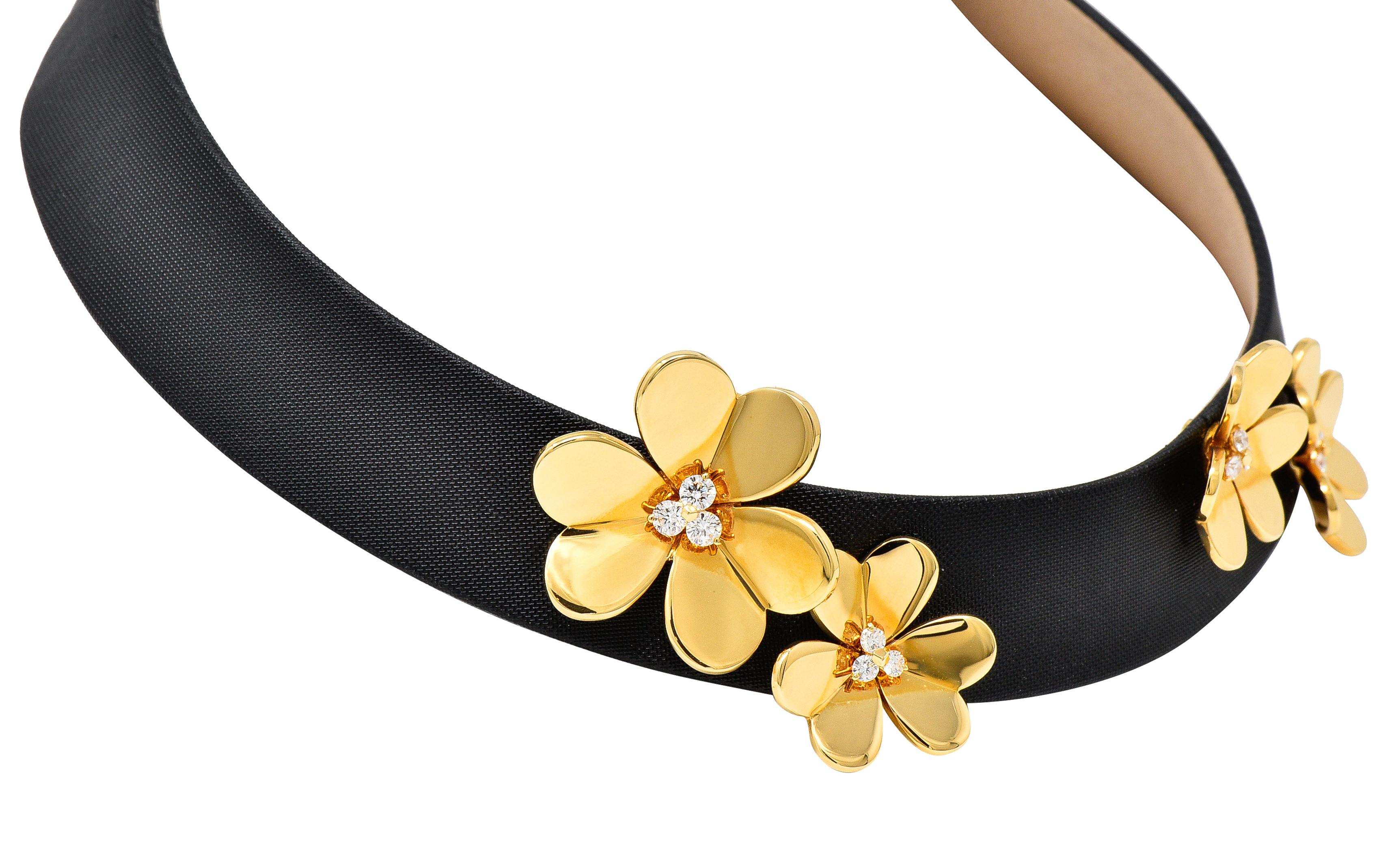 van cleef gold clover necklace