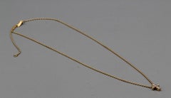 Van Cleef & Arpels Diamant-Halskette mit Kreuzanhänger aus 18 Karat Gold