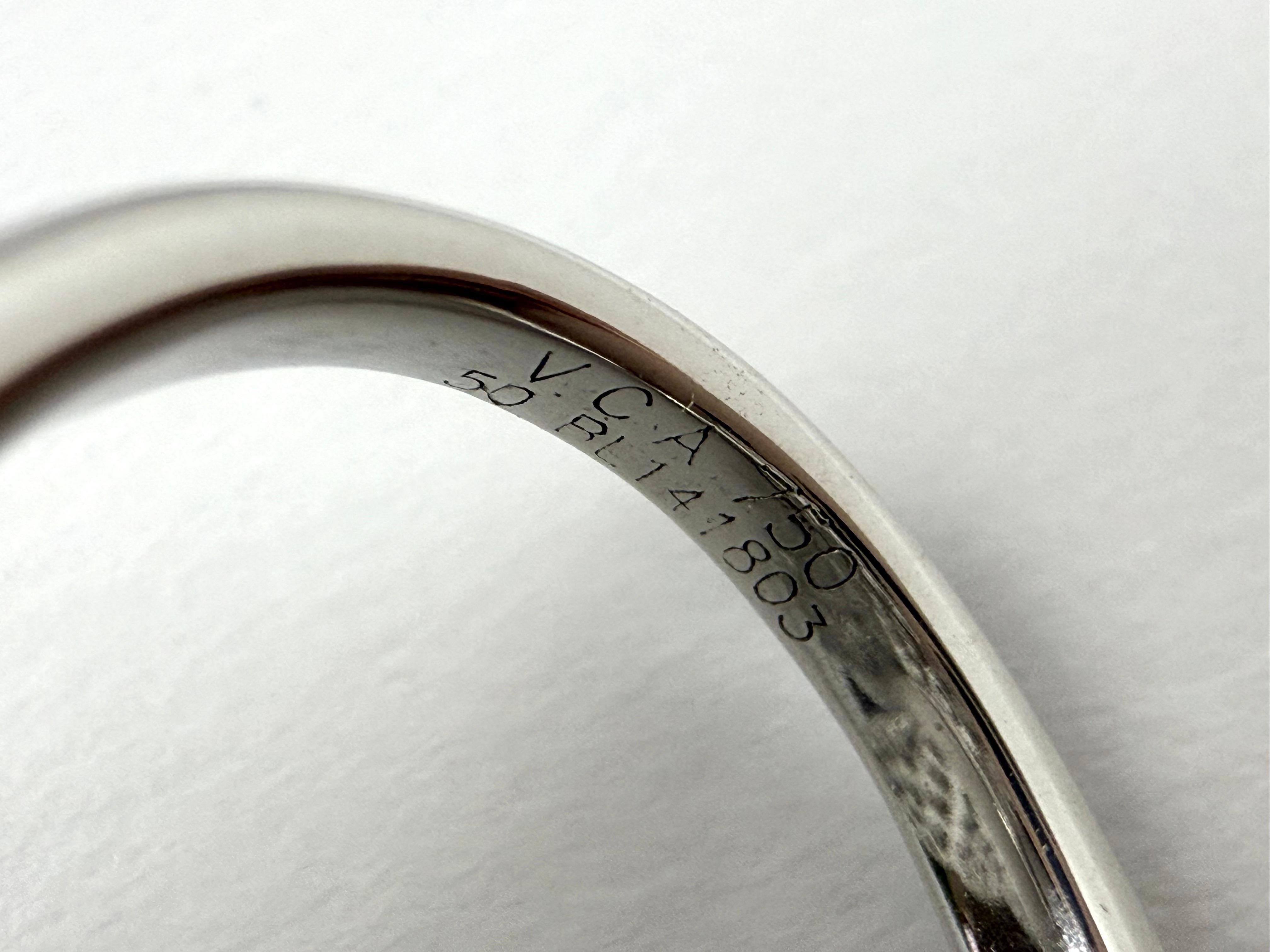 Anillo Frivole de oro blanco de 18 quilates con diamantes Van Cleef & Arpels en venta 5