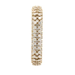 Van Cleef & Arpels  A Cheval Diamond 18K Yellow Gold Bracelet