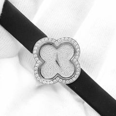 Van Cleef & Arpels Diamant-Armbanduhr Alhambra Medium, Modell
