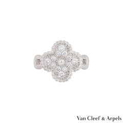 Van Cleef & Arpels Diamond Alhambra Ring