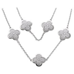 pure alhambra necklace Van Cleef
Arpels Diamond Alhambra White Gold Necklace