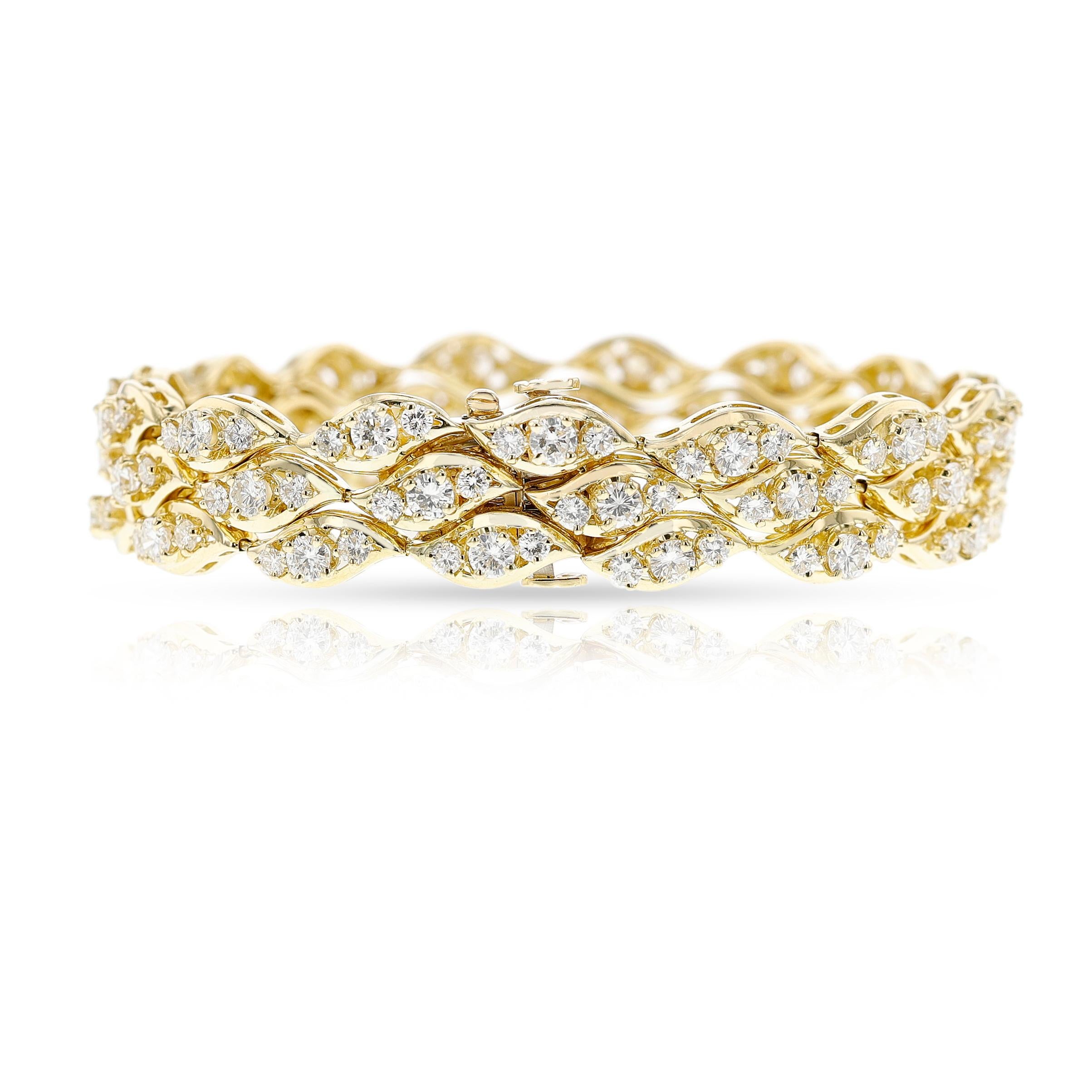 Bracelet en or et diamants Van Cleef & Arpels, 18k en vente 1