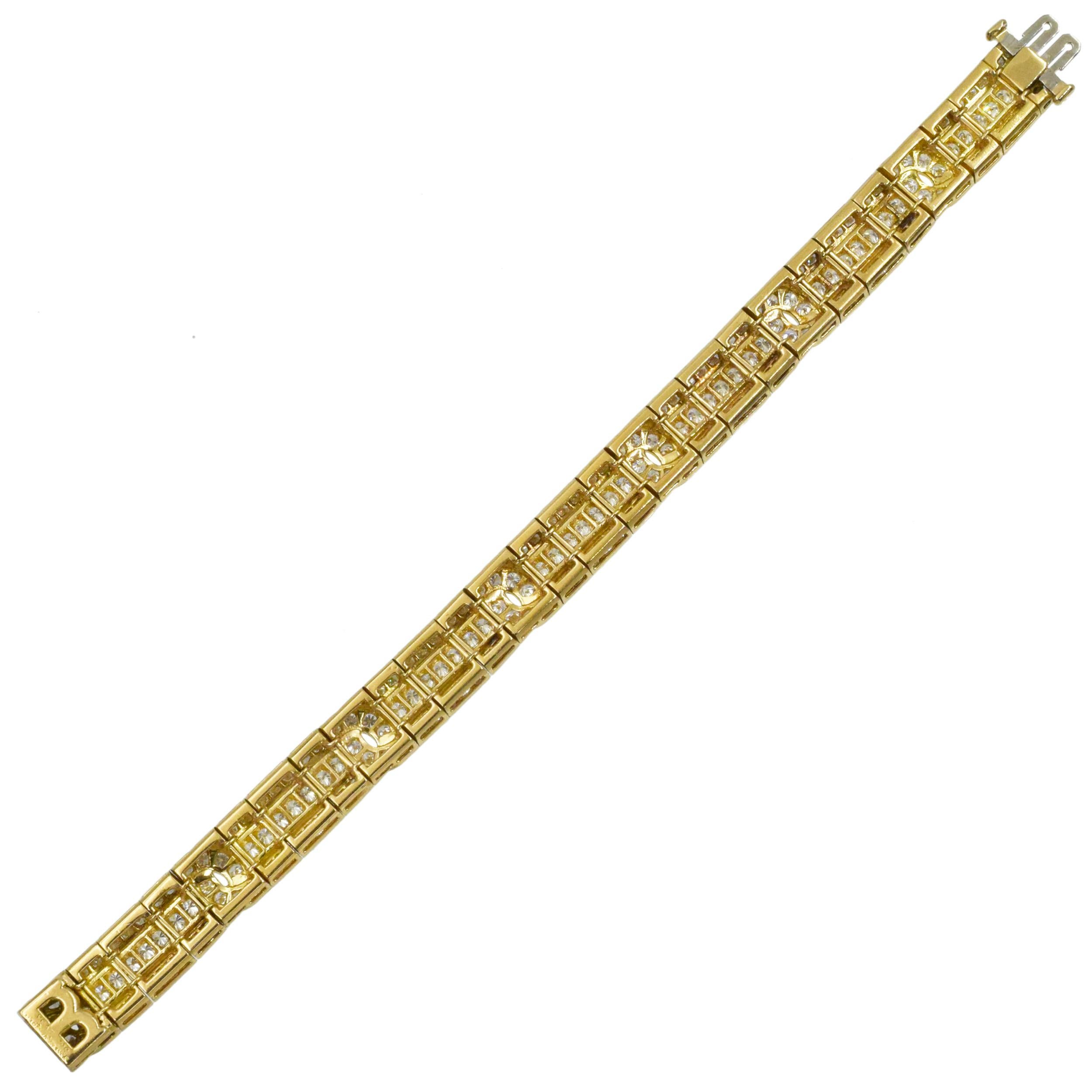 Women's Van Cleef & Arpels Diamond and Gold Bracelet